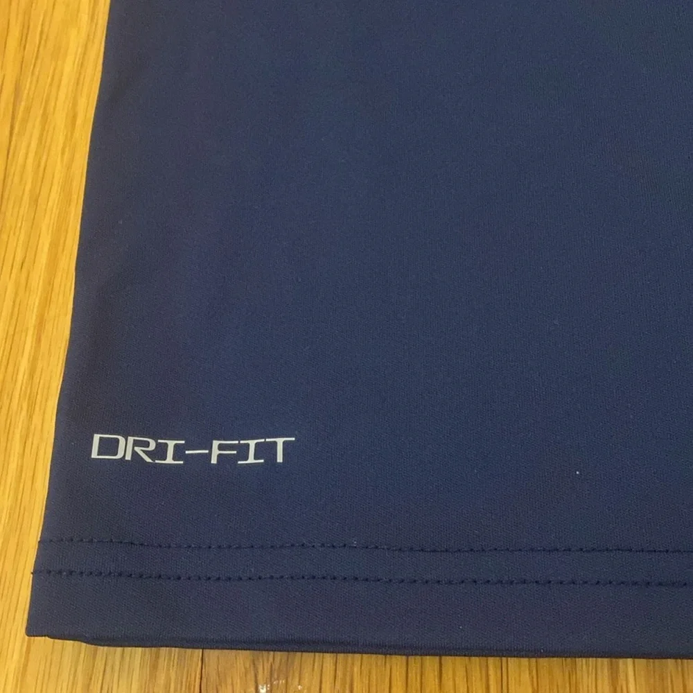 Nike Boys Navy Swim Short Sleeve Shirt Size M